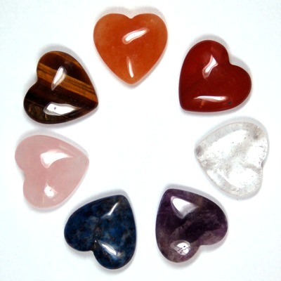 7 Chakra Heart Set - Hearts (7pcs.)
