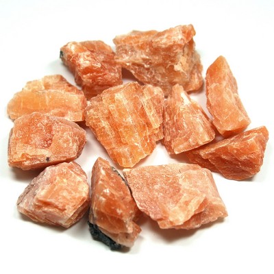Calcite - Orange Calcite Chips/Chunks (Canada)