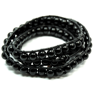 Crystal Bracelets - Black Onyx 