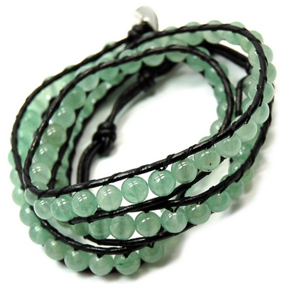 Crystal Bracelets - Green Aventurine 