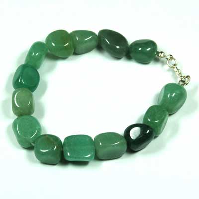 Crystal Bracelets - Green Aventurine Nugget Bracelet