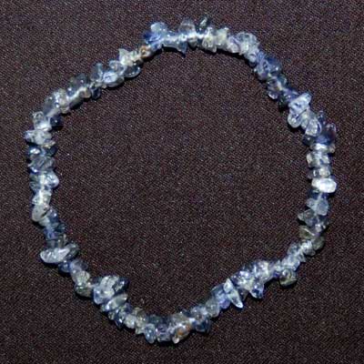 Crystal Bracelets - Iolite Single Strand Bracelet