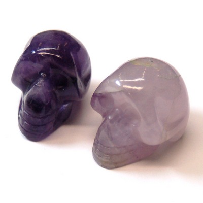Crystal Mini-Skulls - Amethyst Mini-Skull