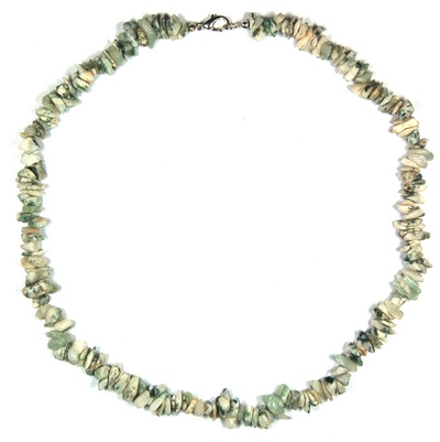 Crystal Necklaces - Tree Agate Tumbled Chips Necklace