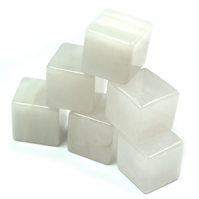 Cube - White Aventurine Cubes