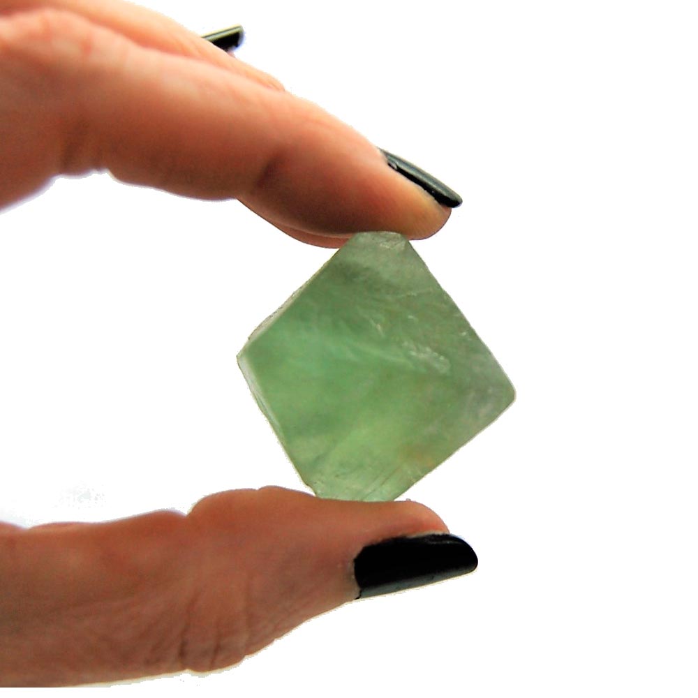 Fluorite - Green  Fluorite Octahedron Crystals (China)