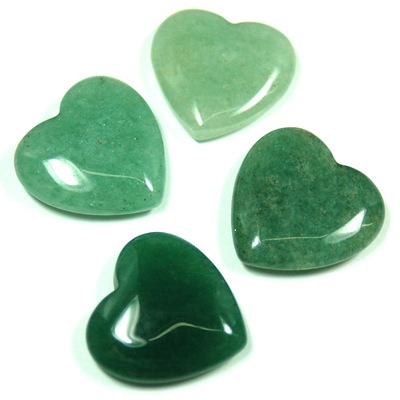 Hearts - Green Aventurine Heart