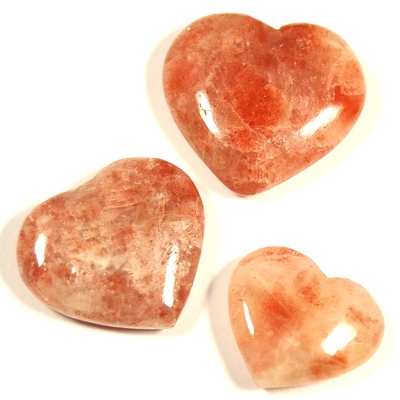 Hearts - Sunstone Heart (India)