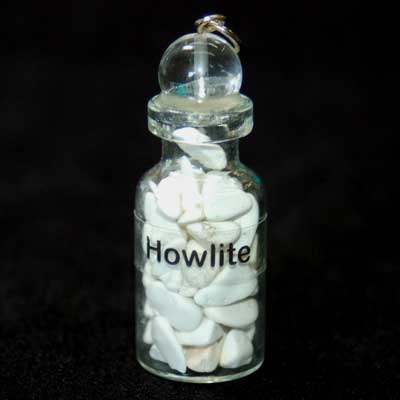 Bottles - Howlite Crystals in a Bottle