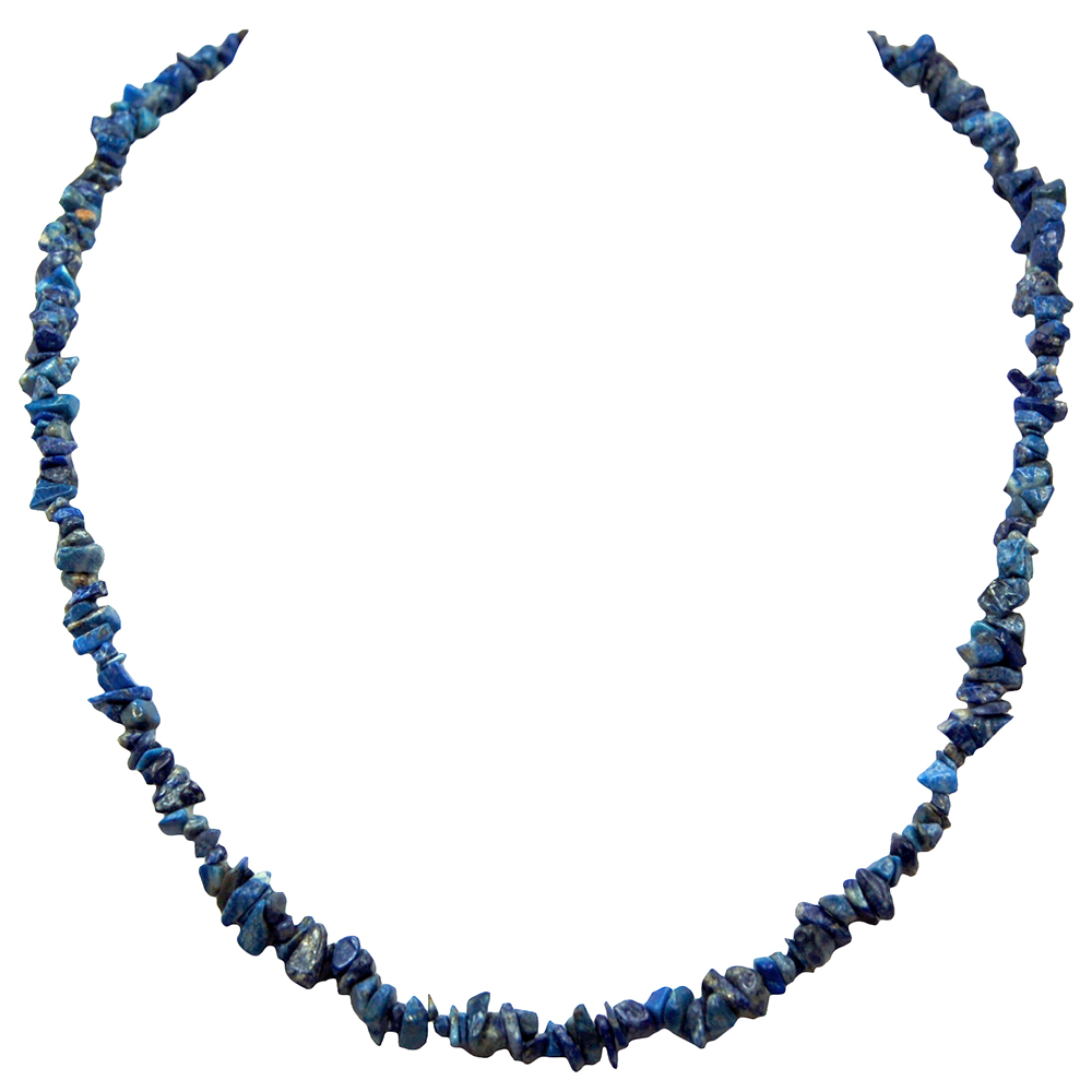 Necklaces - Lapis Lazuli Tumbled Chips Necklace (India)