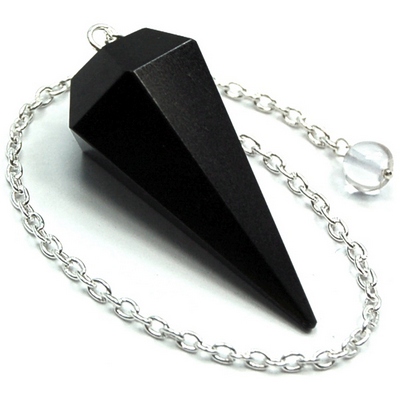 Pendulum - Black Agate 6-Facet Pendulums