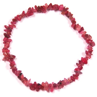 Crystal Bracelets - Pink Tourmaline Single Strand Bracelet