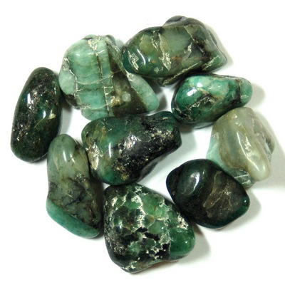 Tumbled Emerald - Tumbled Stones