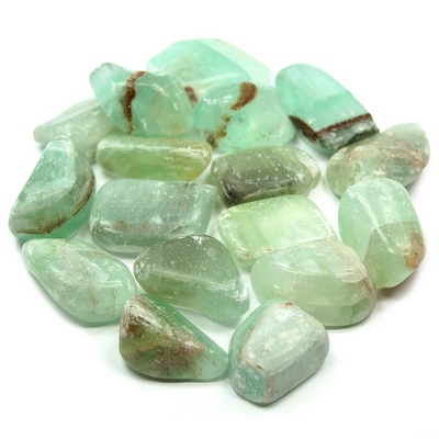 Tumbled Green Calcite - Tumbled Stones