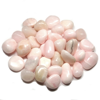Tumbled Pink (Mangano) Calcite - Tumbled Stones