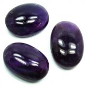 Cabochons - Amethyst Oval Cabochon "A" (India)