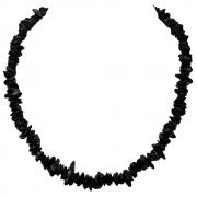 Necklaces - Black Agate Tumbled Chips Necklace (India)