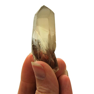 Clear Quartz Crystals - Natural Citrine Point