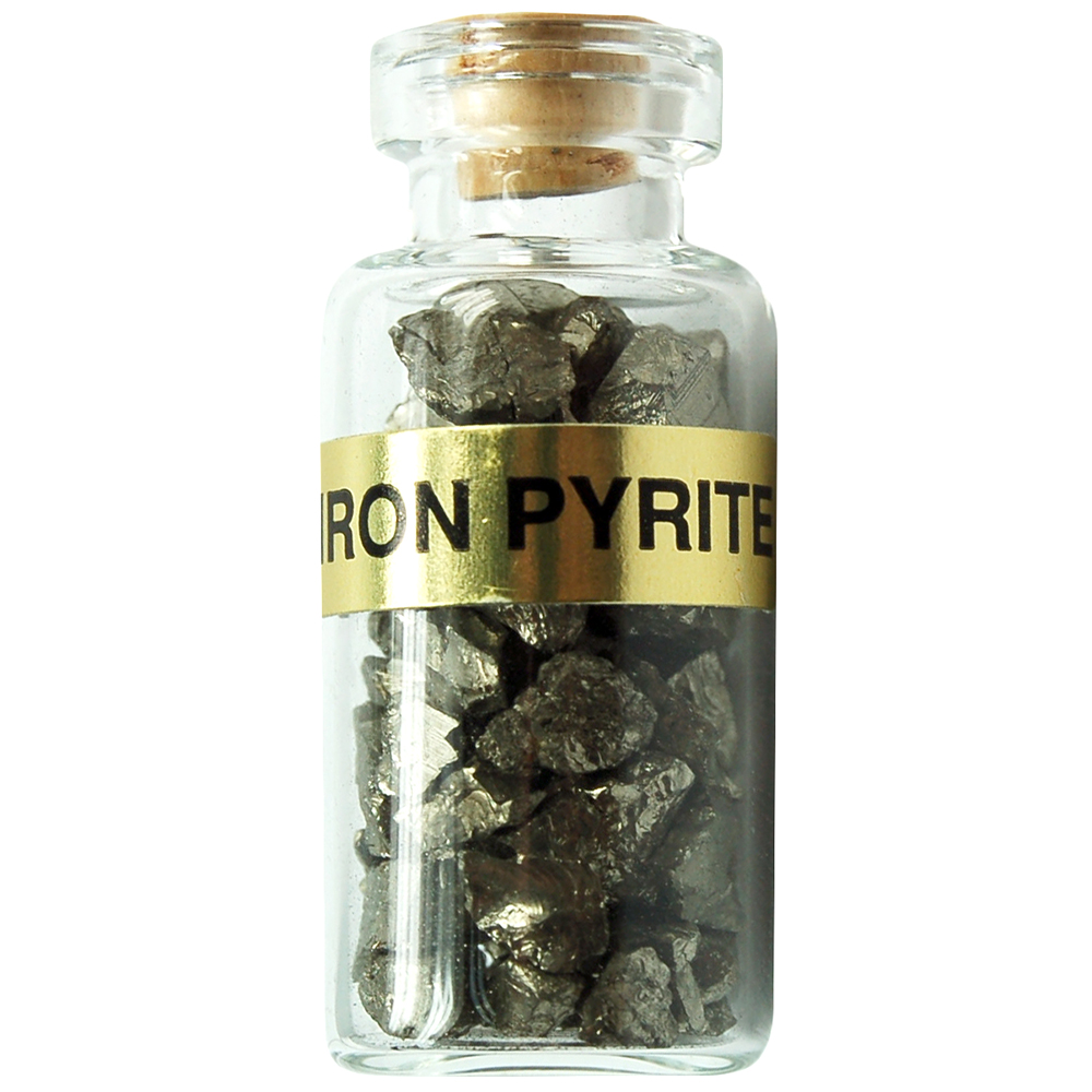 Discontinued - Pyrite Crystals in a Bottle (Peru)