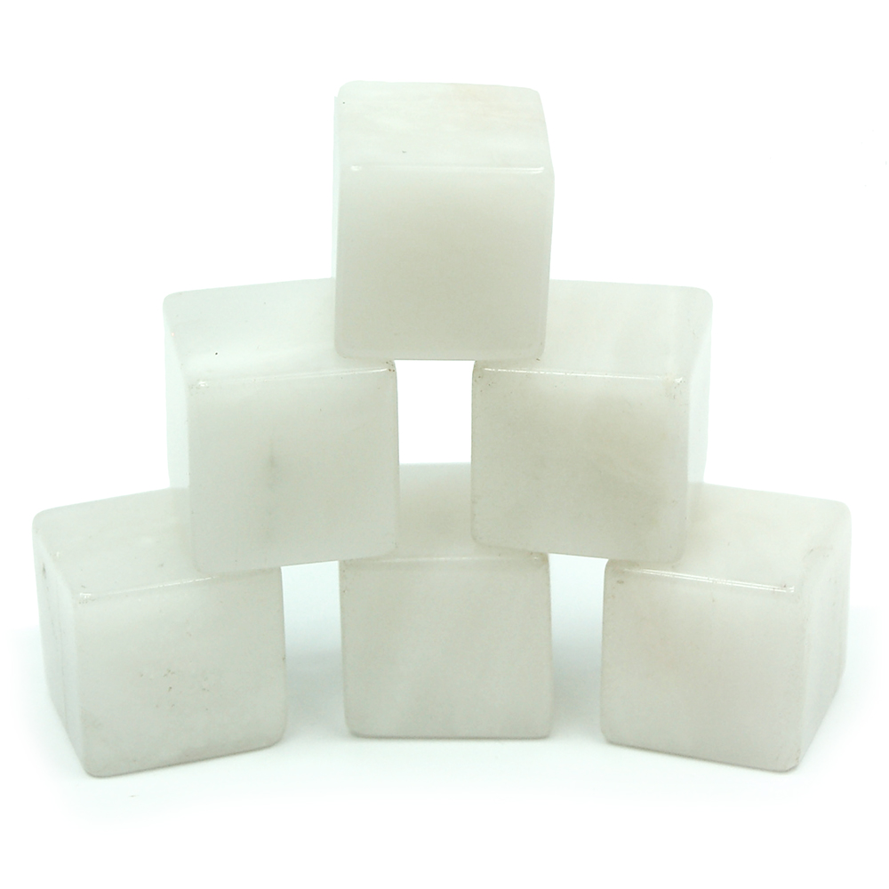 Discontinued - White Aventurine Cubes (India)
