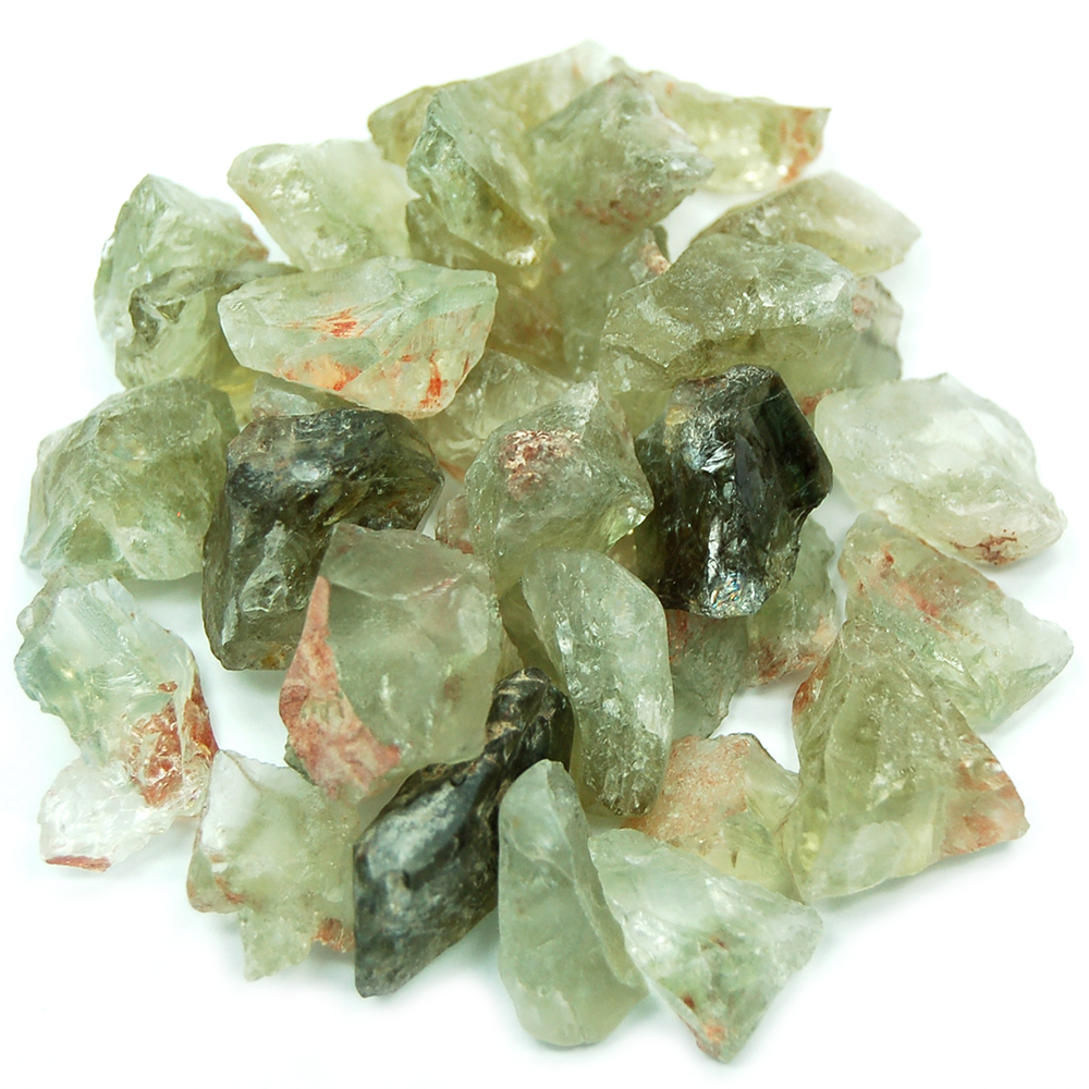 Prasiolite - Prasiolite Crystal Chips "Green Amethyst" (Brazil)