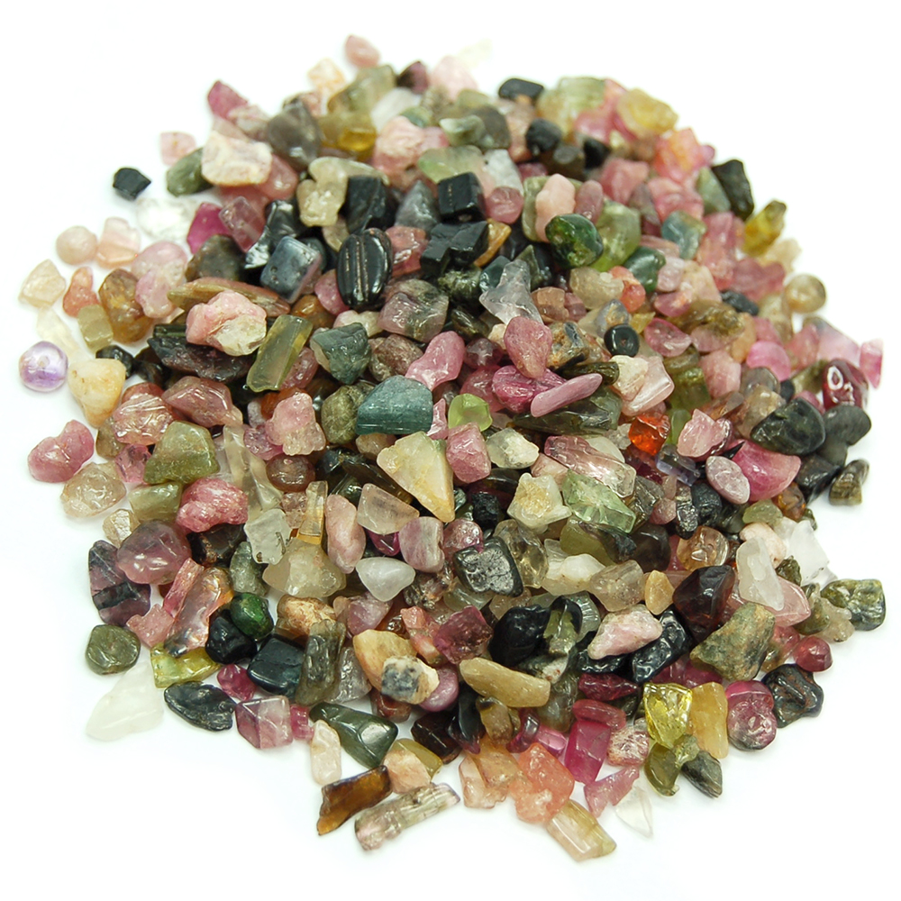 Discontinued - Tumbled Multi-Tourmaline Chips (India)