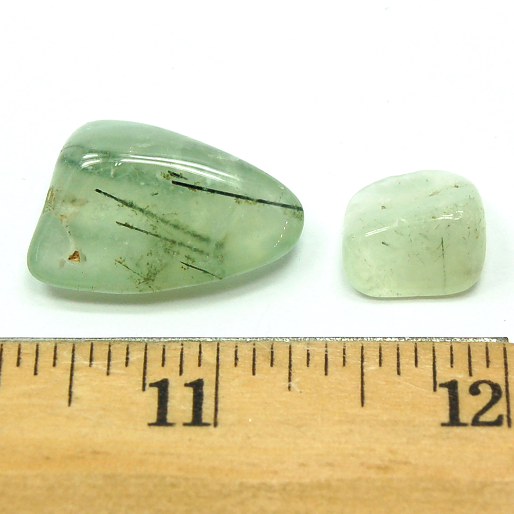 Tumbled Prehnite w/Epidote (Africa) - Tumbled Stones- Epidote