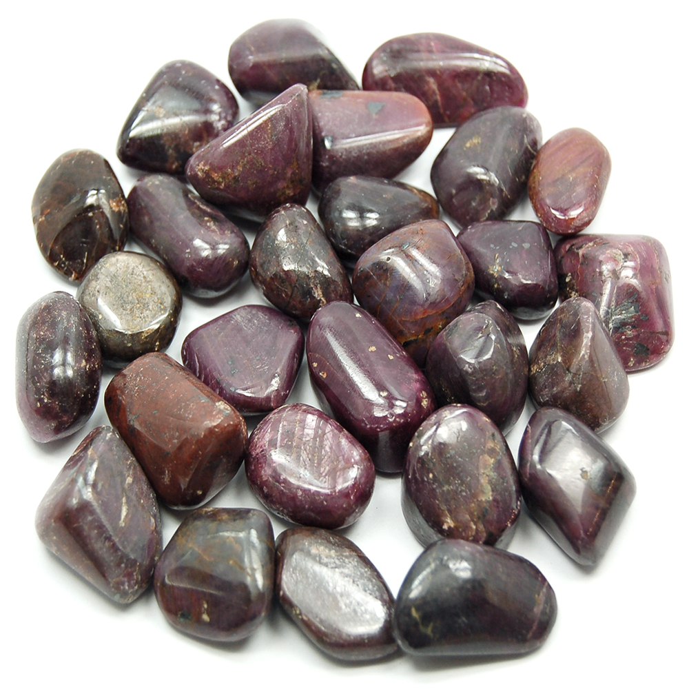 Tumbled Star Sapphire (Corundum) (India) - Tumbled Stones