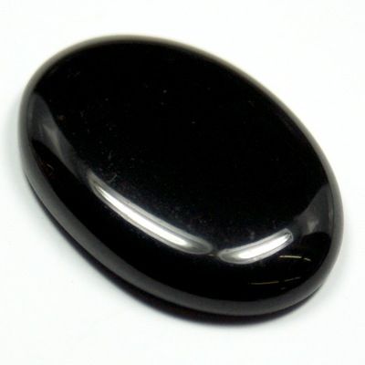 Discontinued - Black Agate Worry Stone (India)