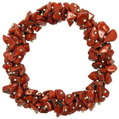 CLEARANCE - Red Jasper Cluster Bracelet