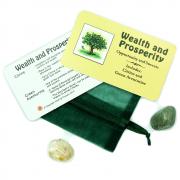 Mix - Tumbled Wealth and Prosperity Mix - 2 Piece Set w/Pouch