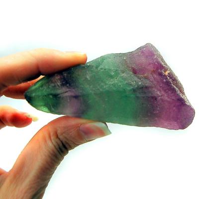 Natural Rainbow Fluorite Crystal Chunks
