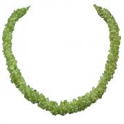 DISCONTINUE- Peridot Cluster Necklace (India)