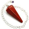 CLEARANCE - Pendulum - Red Jasper 6-Facet Pendulums (India)