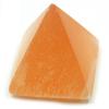 Pyramid - Selenite Pyramids - Orange (Morocco)