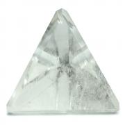 Tetrahedron Platonic Solid - Clear Quartz (Brazil)