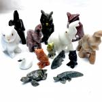 Carved Crystal Animals