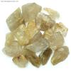 Golden Rutilated Quartz Chips/Chunks (Brazil)