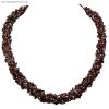 Necklaces - Garnet Cluster Necklace (India)